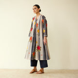 Lazy Summers Mulmul Cotton Kurta - Black