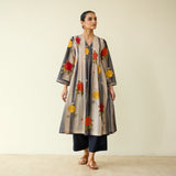 Lazy Summers Mulmul Cotton Kurta - Black