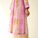 Lazy Summers Mulmul Cotton Kurta - Mulberry Purple