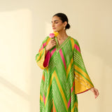 Ruhaani Kota Doria Cotton Semi Festive Kurta - Multicolour