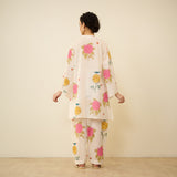 Dilruba Semi Festive Mulmul Cotton Salwar Set - Ivory