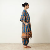 Banno Elevated Cotton Slub Kurta Set - Midnight Blue