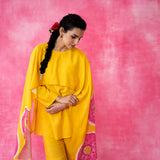 Champakali Statement Modal Palazzo Set - Haldi