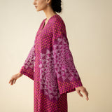 Kritika Statement Modal Kurta - Berry Red