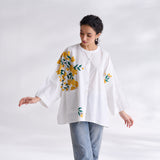 Petals on Cloud Cotton Shirt - Yellow