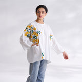 Petals on Cloud Cotton Shirt - Yellow