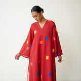 Ludo Pure Slub Cotton Kurta Set - Red