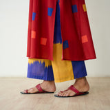 Ludo Pure Slub Cotton Kurta Set - Red