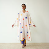 Ludo Pure Slub Cotton Kurta Set - Butter White