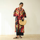 Maheeka Slub Cotton Kurta - Black