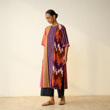 Earth Slub Cotton Kurta - Multicolour