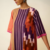 Earth Slub Cotton Kurta - Multicolour