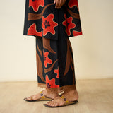 June Slub Cotton Coord Set - Black