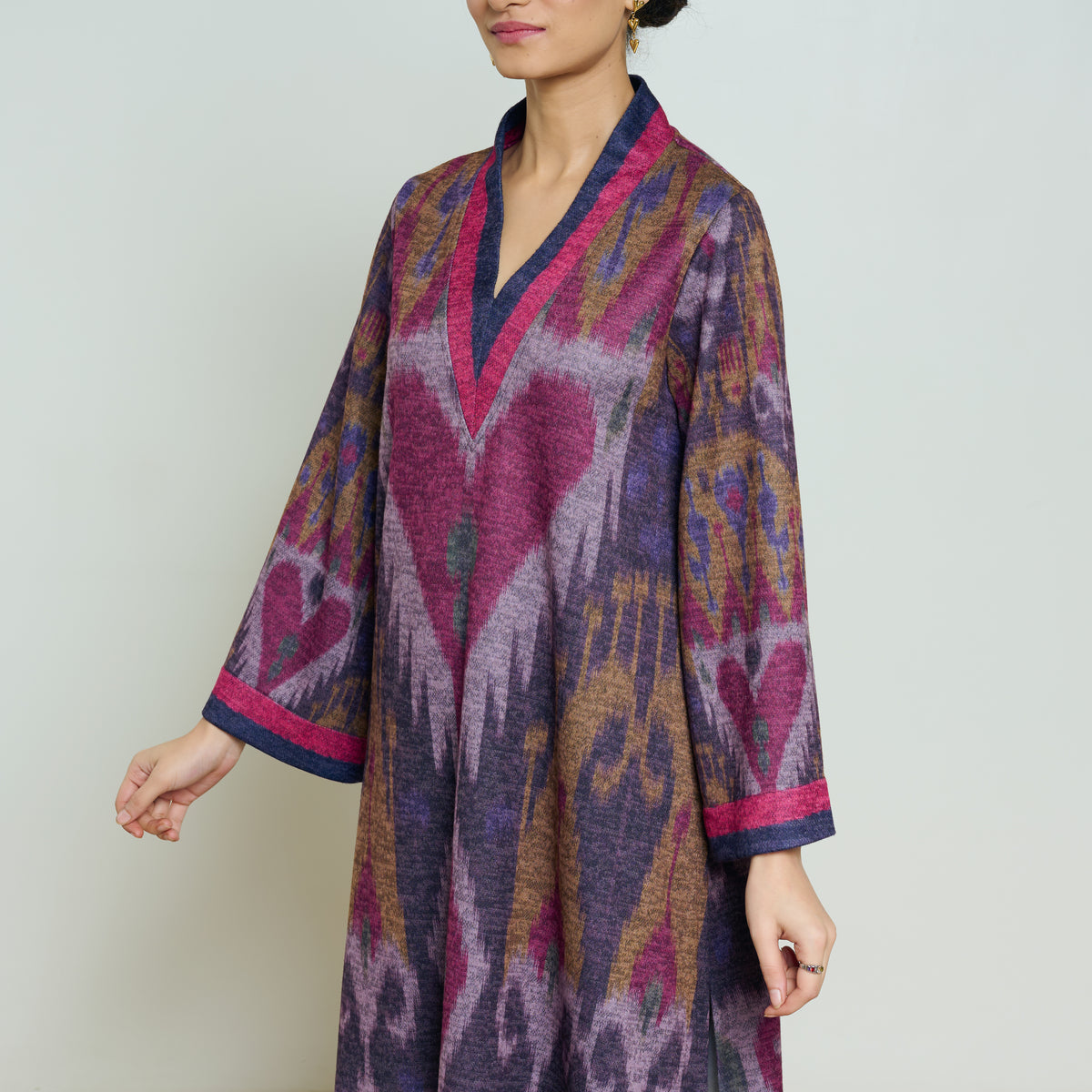 Wild Heart Woollen Kurta - Multicolour