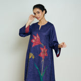 Burans Woollen Kurta Set - Navy Blue