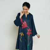 Burans Woollen Kurta Set - Charcoal
