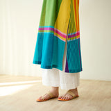 Chakra Pure Slub Cotton Kurta - Multicolour