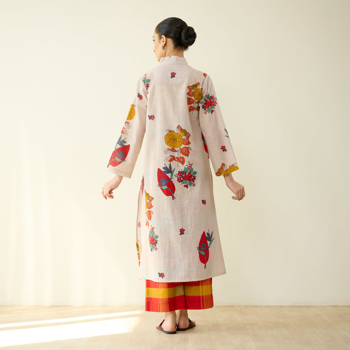 Potpourri Pure Slub Cotton Kurta Set - Off White