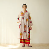 Potpourri Pure Slub Cotton Kurta Set - Off White
