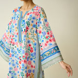 Petals Daydream Fine Slub Cotton Farsi Set - Ivory