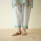 Petals Daydream Fine Slub Cotton Farsi Set - Ivory