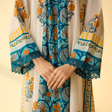 Bagh Bahaar Mulmul Cotton Kurta Set - Golden Yellow