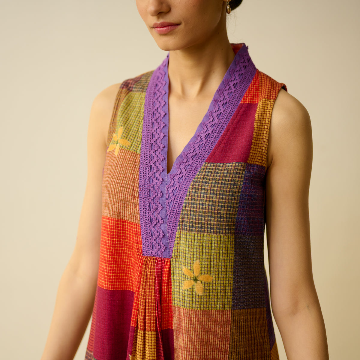 Aurora Loom Fine Slub Cotton Dress - Many Hues