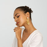 Contemporary Earrings - Gold