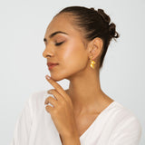 Leaf Earrings - Gold