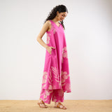 Rosa A-line Cotton Co-ord Set - Pink