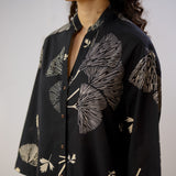 Palm Cotton Co-ord Set - Black