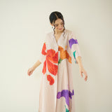 Hibiscus Slub Cotton Kurta Set - Off White