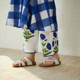 Old School Slub Cotton Kurta Set - Classic Indigo