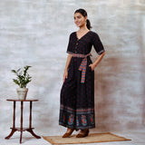 Black Jumpsuit with Belt Details