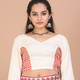 Off White Kalidaar Lehenga Set with Blouse