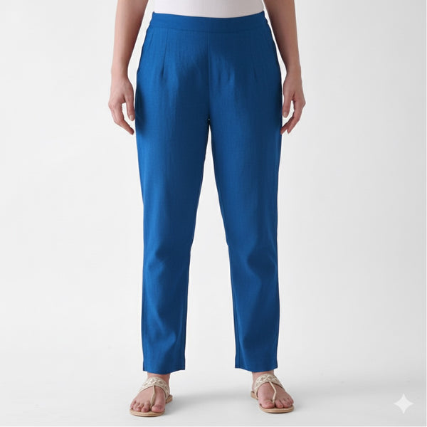 Classic Blue Cotton AMPM Pants