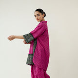 Very Berry Elevated Cotton Slub Coord Set - Berry