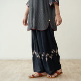 Bon Bon Hand Embroidered Elevated Shantoon Coord Set - Charcoal