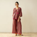 Love Bug Statement Cotton Slub Coord Set - Multicolour