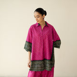 Very Berry Elevated Cotton Slub Coord Set - Berry