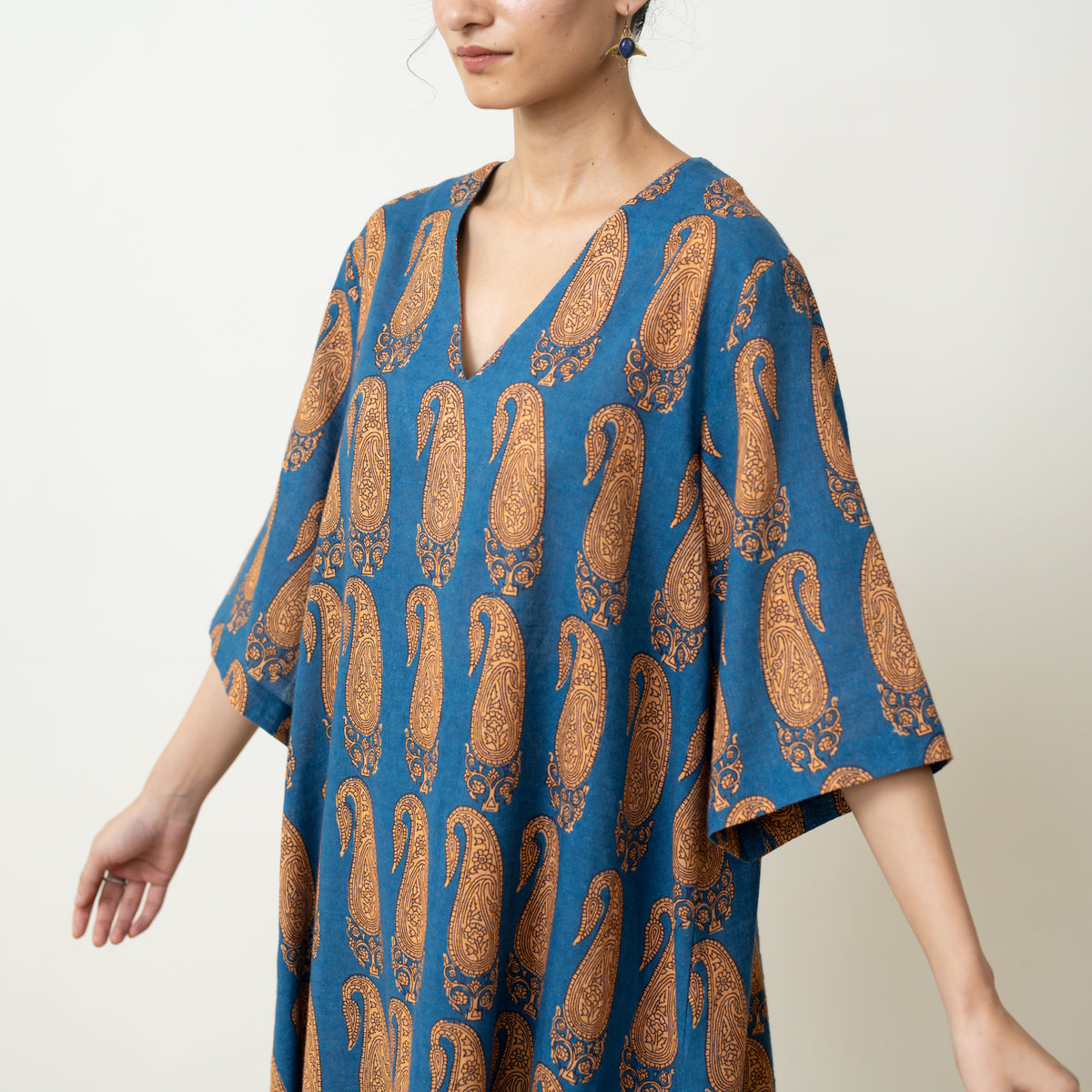 Banno Elevated Cotton Slub Kurta Set - Midnight Blue