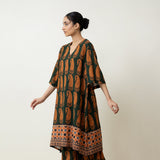 Banno Elevated Cotton Slub Kurta - Bottle Green