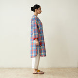 Goodie Goodie Statement Cotton Slub Kurta - Multicolour