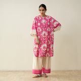 Lovey Dovey Elevated Cotton Slub Coord Set - Cassata Pink