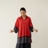 Cherry Pop Elevated Coord Set - Black & Cherry Red