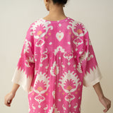 Lovey Dovey Elevated Cotton Slub Kurta - Cassata Pink