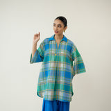 Lemon Drop Embroidered Elevated Cotton Slub Coord Set - Multicolour