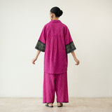 Very Berry Elevated Cotton Slub Coord Set - Berry