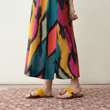 Aura Embroidered Cotton Slub Dress - Multicolour Black