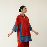 Very Berry Elevated Coord Set - Red & Indigo